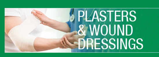 Plasters & wound dressings